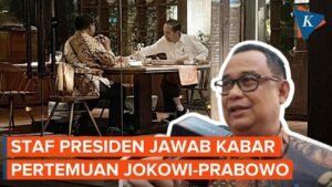 Jelang Debat Pilpres, Jokowi Makan Malam Bersama Prabowo di Menteng