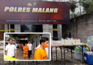 Istimewa!! Polres Malang Bongkar Rumah Produksi Sabu di Ketan Ireng Pasuruan