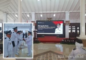 Selain Mengukuhkan Perpanjangan Masa Jabatan Kades se-Kab. Pasuruan, Ini Pesan PJ. Bupati Pasuruan