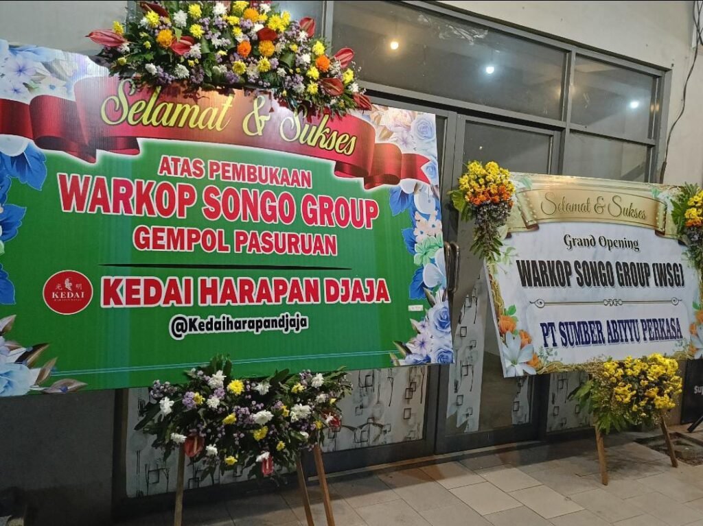 Resmi Dibuka, Warkop Songo Group di Pertokoan Gempol 9 Diharapkan Bisa Memberi Warna Baru