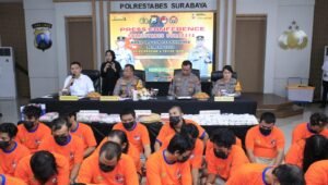 Ungkap Jaringan Narkoba, 16 Kg Sabu Disita Polrestabes Surabaya