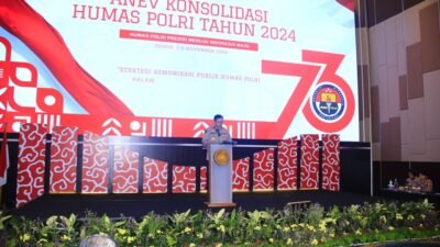 Sertifikasi Uji Kompetensi Kehumasan Pada Anev Konsolidasi Humas Polri T.A 2024