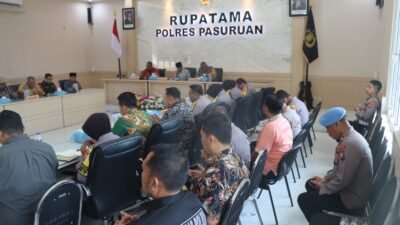 DPRD Jawa Timur Kunjungi Polres Pasuruan, Bahas Persiapan Pengamanan Pilkada