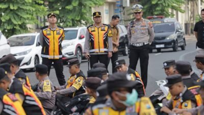 Polrestabes Surabaya Gelar Apel Pengecekan Perlengkapan Personil PAM TPS Pilkada 2024