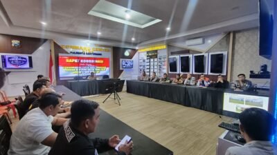 Polresta Banyuwangi Gelar Rapat Koordinasi Bersama Instansi Terkait Jelang Pesta Raya Indosiar Ciptakan Situasi Kondusif