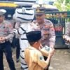 Program Mobil Cinta Polres Nganjuk Bagikan Makanan Bergizi Gratis untuk Generasi Emas