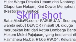 Gegara Lembaganya Dicatut Dipemberitaan, Ketua LBH Mukti Padjajaran Laporkan Oknum Wartawan Pasuruan ; Begini??