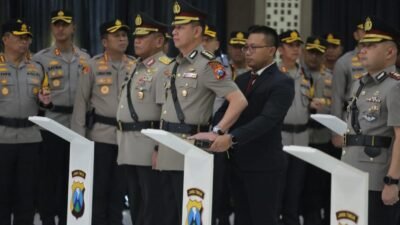 Kapolda Jatim Pimpin Sertijab Pejabat Utama dan Kapolres